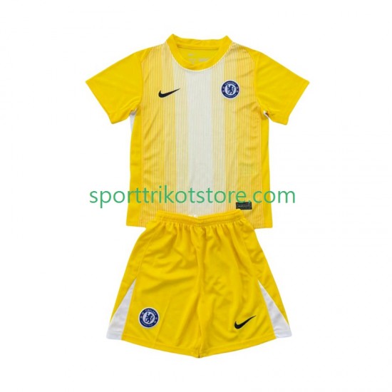 Chelsea Kinderset Ausweich trikot 2025-2026 Kurzarm Torwart Chelsea Kinderset Ausweich trikot 2025-2026 Kurzarm Torwart