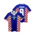 Retro Kroatien Herren Auswärts trikot Kurzarm SUKER 9 1998