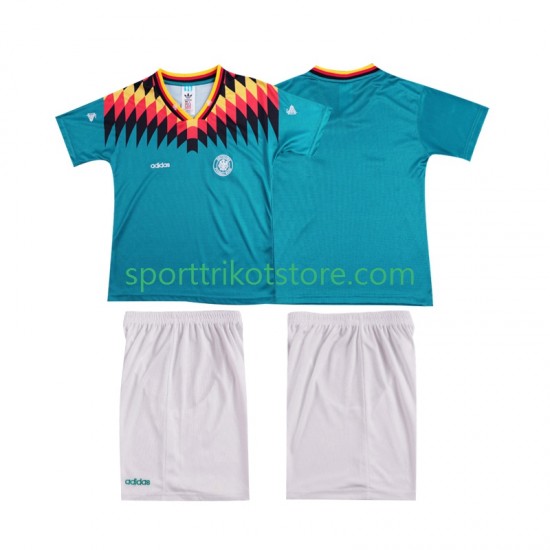 Retro Deutschland Kinderset Auswärts trikot 1994 Kurzarm Retro Deutschland Kinderset Auswärts trikot 1994 Kurzarm