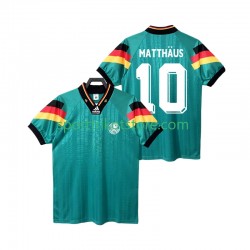 Retro Deutschland Herren Auswärts trikot Kurzarm MATTHAUS 10 1992