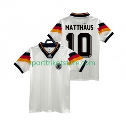 Retro Deutschland Herren Heim trikot Kurzarm MATTHAUS 10 1992
