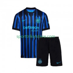Inter Mailand Kinderset Heim trikot 2025-2026 Kurzarm