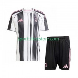 Juventus Turin Kinderset Heim trikot 2025-2026 Kurzarm
