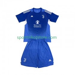 Juventus Turin Kinderset Heim trikot 2025-2026 Kurzarm Torwart