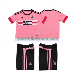 Retro Juventus Turin Kinderset Auswärts trikot Kurzarm 2015 2016