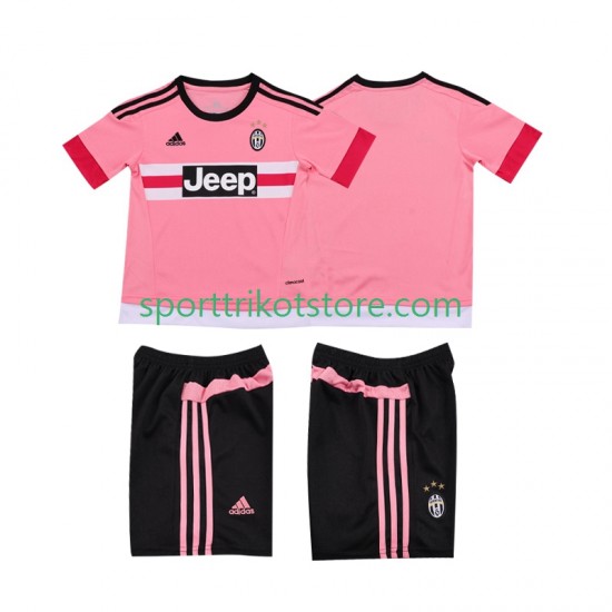 Retro Juventus Turin Kinderset Auswärts trikot Kurzarm 2015 2016 Retro Juventus Turin Kinderset Auswärts trikot Kurzarm 2015 2016