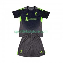 Liverpool Kinderset Heim trikot 2025-2026 Kurzarm Torwart