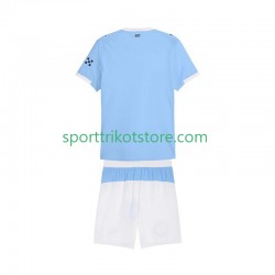 Manchester City Kinderset Heim trikot 2025-2026 Kurzarm
