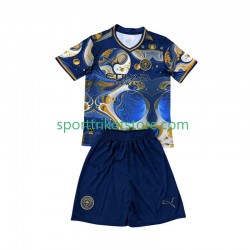 Manchester City Kinderset Heim trikot 2025-2026 Kurzarm Special