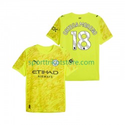 Manchester City Herren Ausweich trikot 2025-2026 Kurzarm Torwart ORTEGA MORENO 18