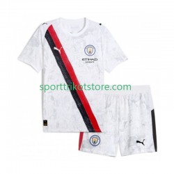 Manchester City Kinderset Heim trikot 2025-2026 Kurzarm KIDSUPER