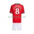 Manchester United Kinderset Heim trikot 2025-2026 Kurzarm Bruno Fernandes 8