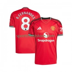Manchester United Herren Heim trikot 2025-2026 Kurzarm Bruno Fernandes 8