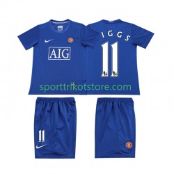 Retro Manchester United Kinderset Auswärts trikot 2008 Kurzarm GIGGS 11