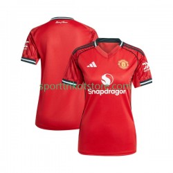 Manchester United Dame Heim trikot 2025-2026 Kurzarm