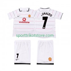 Retro Manchester United Kinderset Heim trikot Kurzarm Cristiano Ronaldo 7 2003 2005