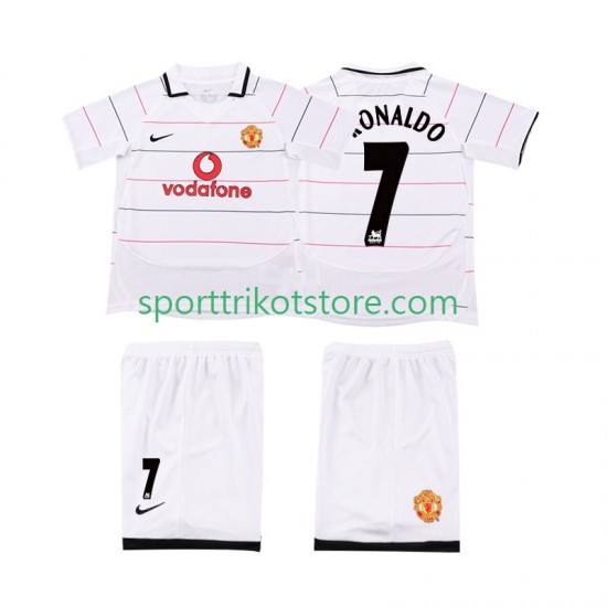 Retro Manchester United Kinderset Heim trikot Kurzarm Cristiano Ronaldo 7 2003 2005 Retro Manchester United Kinderset Heim trikot Kurzarm Cristiano Ronaldo 7 2003 2005