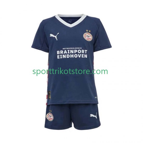 PSV Eindhoven Kinderset Auswärts trikot 2025-2026 Kurzarm PSV Eindhoven Kinderset Auswärts trikot 2025-2026 Kurzarm