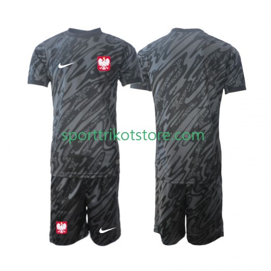 Polen Kinderset Auswärts trikot 2024 Kurzarm Torwart Polen Kinderset Auswärts trikot 2024 Kurzarm Torwart