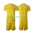 Polen Kinderset Heim trikot 2024 Kurzarm Torwart