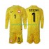 Polen Kinderset Heim trikot 2024 Langarm Torwart Szczesny 1