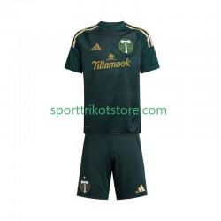 Portland Timbers Kinderset Heim trikot 2025 Kurzarm