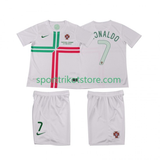 Retro Portugal Kinderset Auswärts trikot Kurzarm Cristiano Ronaldo 7 2012 Retro Portugal Kinderset Auswärts trikot Kurzarm Cristiano Ronaldo 7 2012