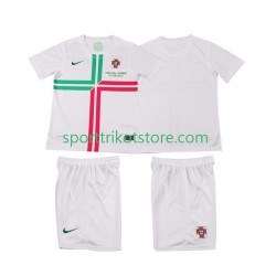 Retro Portugal Kinderset Auswärts trikot Kurzarm 2012
