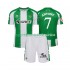 Real Betis Kinderset Heim trikot 2025-2026 Kurzarm Antony 7