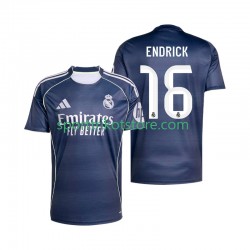 Real Madrid Herren Auswärts trikot 2025-2026 Kurzarm Endrick 16