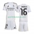 Real Madrid Kinderset Heim trikot 2025-2026 Kurzarm Endrick 16