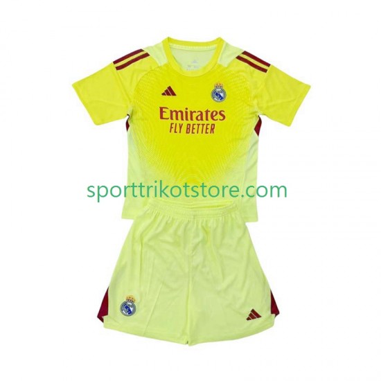 Real Madrid Kinderset Viertes trikot 2025-2026 Kurzarm Torwart Real Madrid Kinderset Viertes trikot 2025-2026 Kurzarm Torwart