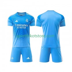 Real Madrid Kinderset Heim trikot 2025-2026 Kurzarm Torwart