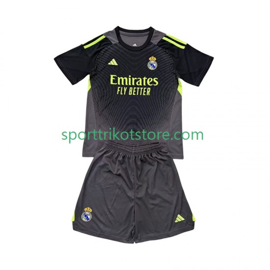 Real Madrid Kinderset Ausweich trikot 2025-2026 Kurzarm Torwart Real Madrid Kinderset Ausweich trikot 2025-2026 Kurzarm Torwart