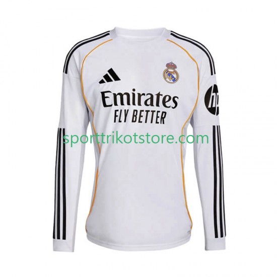 Real Madrid Herren Heim trikot 2025-2026 Langarm Real Madrid Herren Heim trikot 2025-2026 Langarm