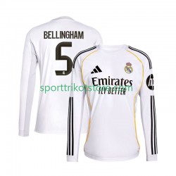 Real Madrid Herren Heim trikot 2025-2026 Langarm Jude Bellingham 5