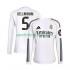 Real Madrid Herren Heim trikot 2025-2026 Langarm Jude Bellingham 5