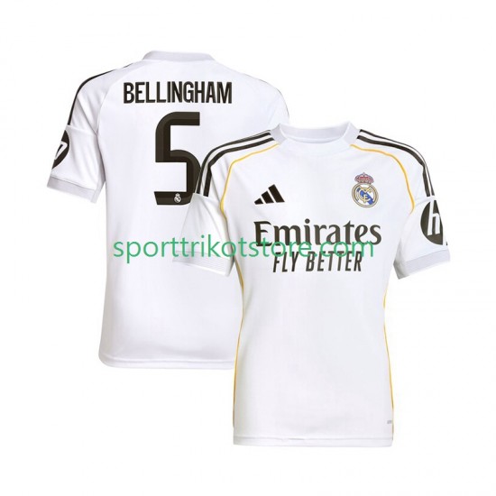 Real Madrid Herren Heim trikot 2025-2026 Kurzarm Jude Bellingham 5 Real Madrid Herren Heim trikot 2025-2026 Kurzarm Jude Bellingham 5