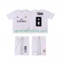 Retro Real Madrid Kinderset Heim trikot Kurzarm KROOS 8 2015 2016