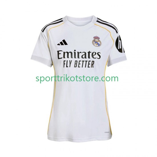 Real Madrid Dame Heim trikot 2025-2026 Kurzarm Real Madrid Dame Heim trikot 2025-2026 Kurzarm