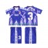 Retro Real Madrid Kinderset Auswärts trikot Kurzarm R CARLOS 3 1996-1997