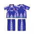 Retro Real Madrid Kinderset Auswärts trikot Kurzarm 1996-1997