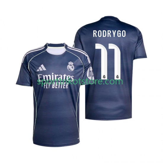 Real Madrid Herren Auswärts trikot 2025-2026 Kurzarm Rodrygo 11 Real Madrid Herren Auswärts trikot 2025-2026 Kurzarm Rodrygo 11