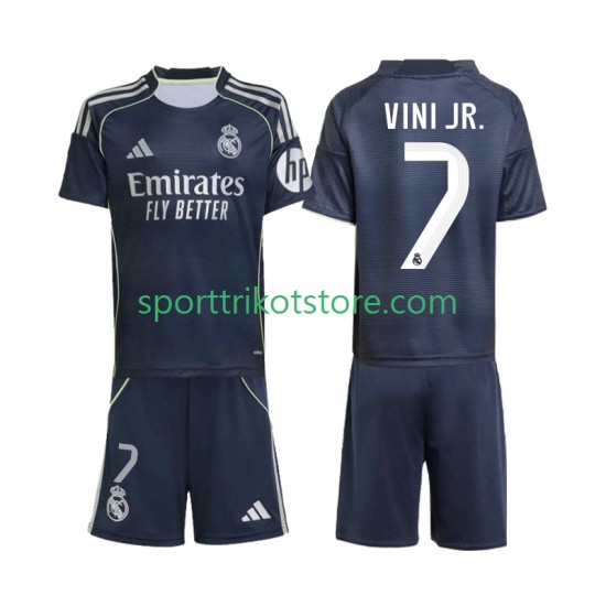 Real Madrid Kinderset Auswärts trikot 2025-2026 Kurzarm Vinicius Junior 7 Real Madrid Kinderset Auswärts trikot 2025-2026 Kurzarm Vinicius Junior 7