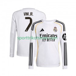 Real Madrid Herren Heim trikot 2025-2026 Langarm Vinicius Junior 7