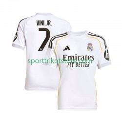 Real Madrid Herren Heim trikot 2025-2026 Kurzarm Vinicius Junior 7