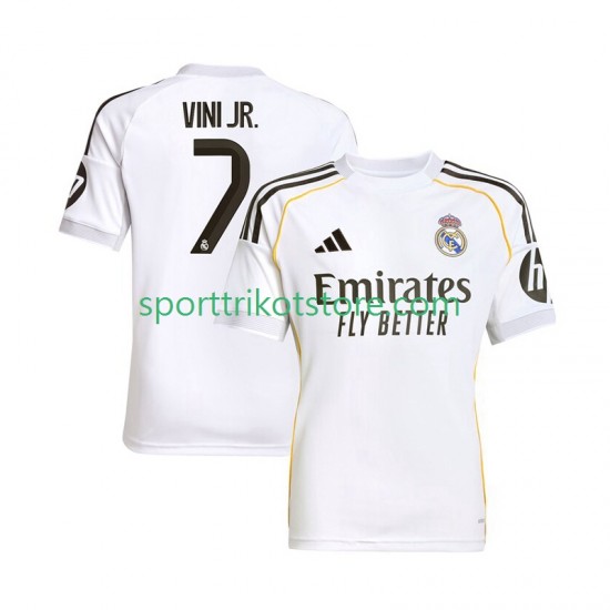 Real Madrid Herren Heim trikot 2025-2026 Kurzarm Vinicius Junior 7 Real Madrid Herren Heim trikot 2025-2026 Kurzarm Vinicius Junior 7