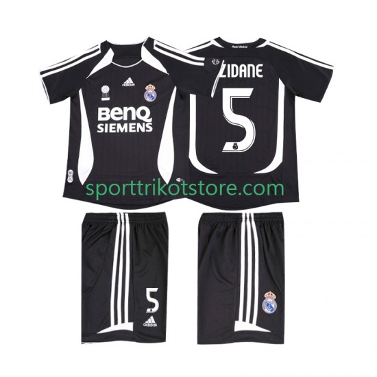Retro Real Madrid Kinderset Auswärts trikot 2006 Kurzarm ZIDANE 5 2007 Retro Real Madrid Kinderset Auswärts trikot 2006 Kurzarm ZIDANE 5 2007