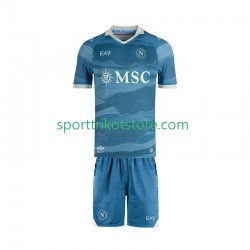 SSC Neaples Kinderset Heim trikot 2024-2025 Kurzarm SSC Special