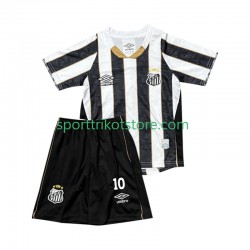 Santos Kinderset Auswärts trikot 2025-2026 Kurzarm Neymar JR 10